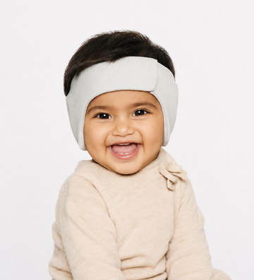 Medium Headband – Gray (6–12 Months)